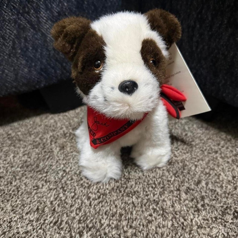 Wells Fargo Jack Dog Plush Stuffed Animal Red Bandana 2011 Legend Collectible